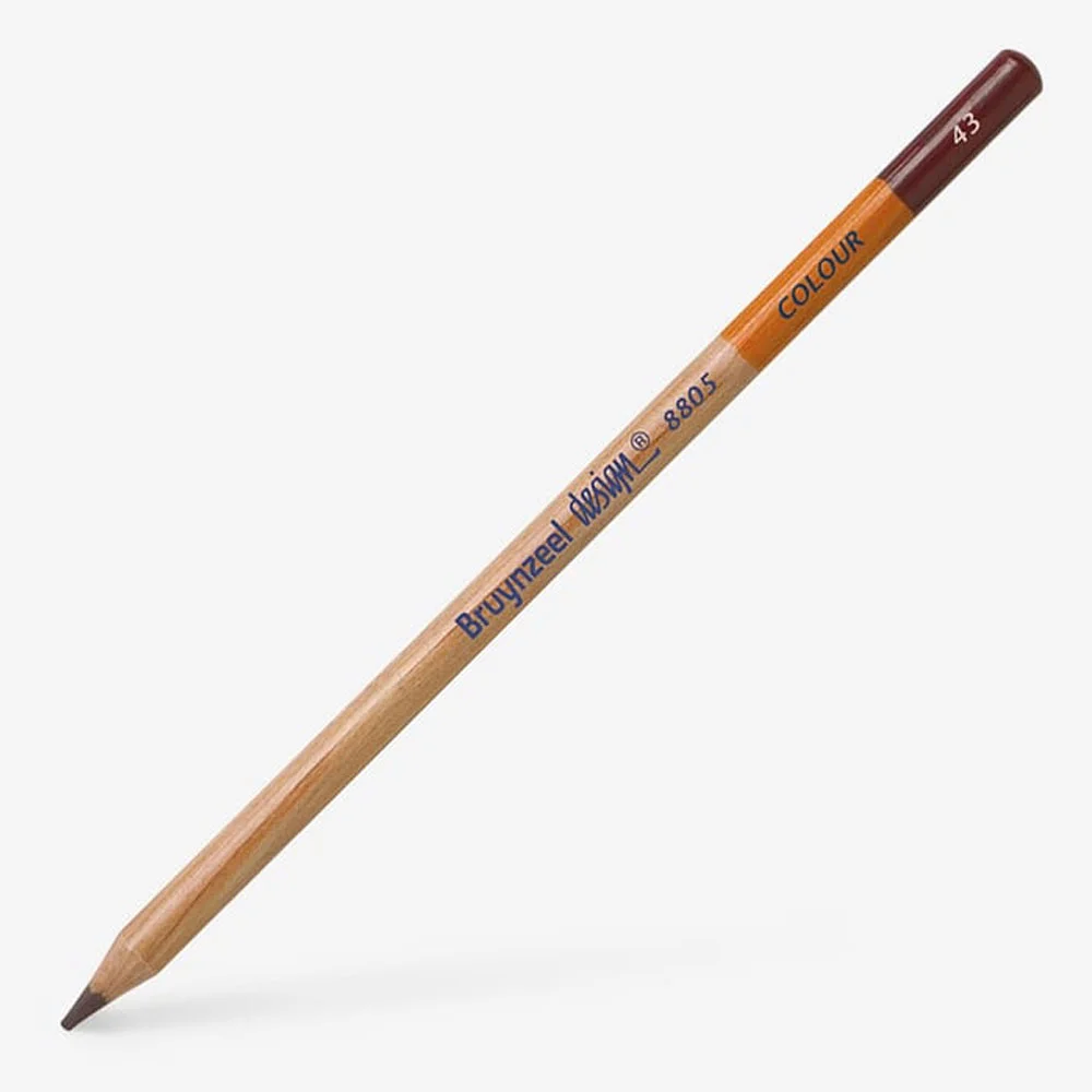 Bruynzeel Design Colour Dark Brown Pencils