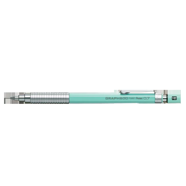 Pentel Çizim Kalemi Graph 600 0.7 MM Nane Mavisi PG607-S