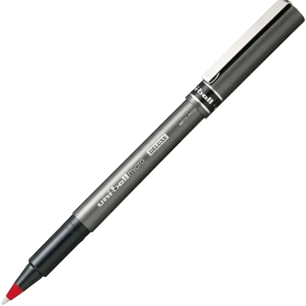Uni-Ball Roller Kalem Micro Deluxe 0.5 MM Kırmızı UB-155