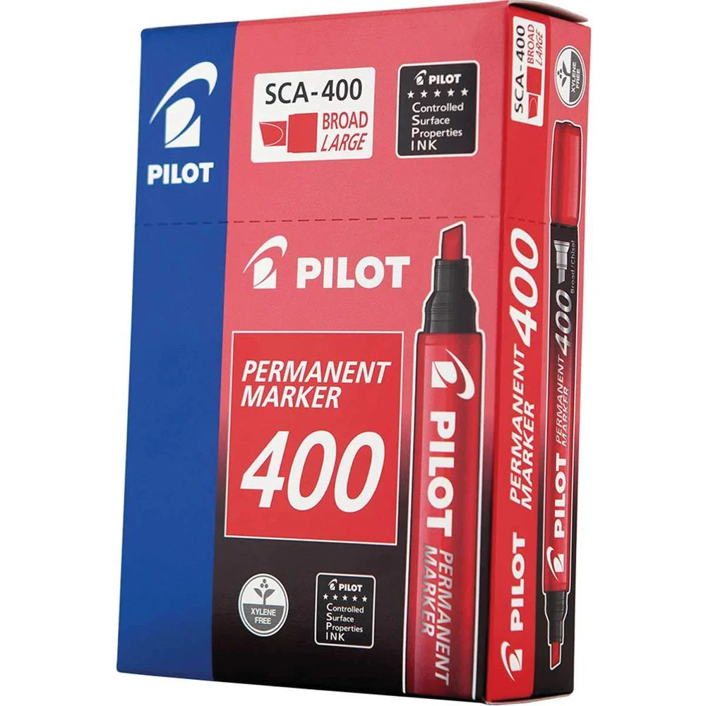 Pilot Markör Permanent Kırmızı 400