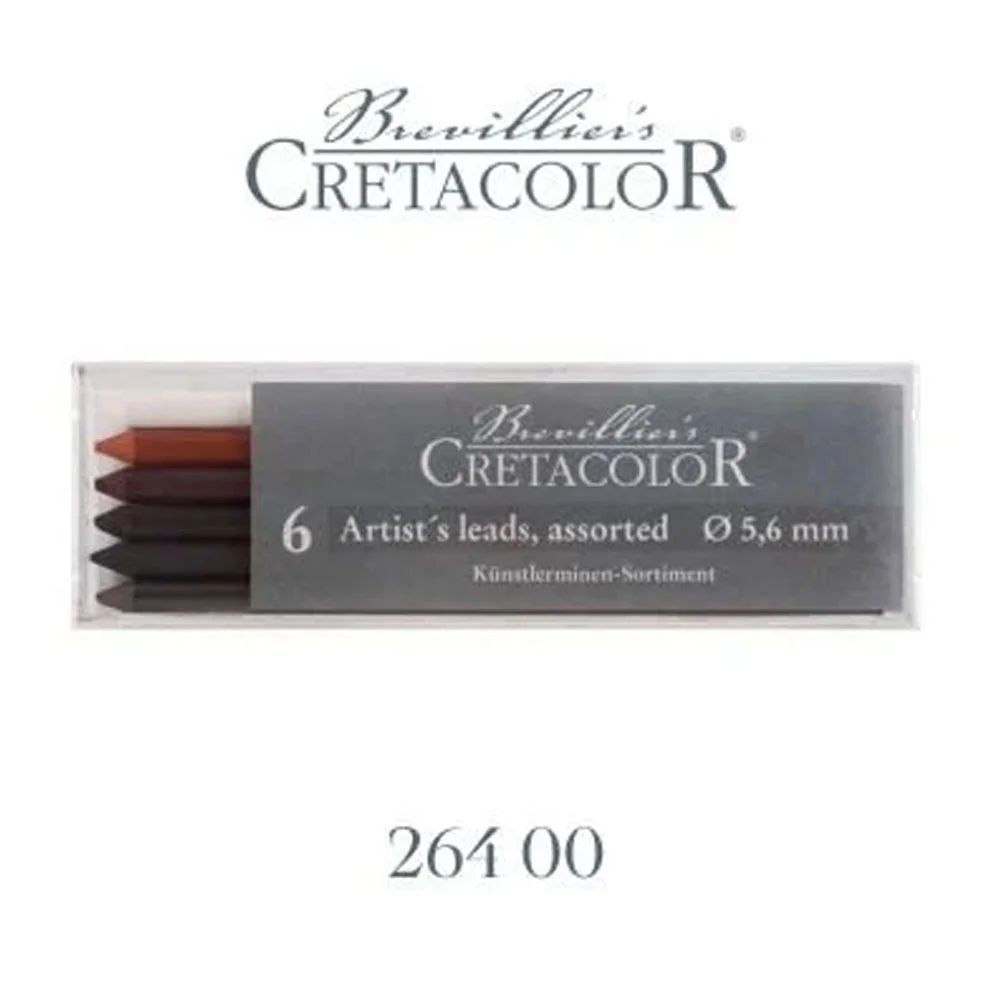Cretacolor Karışık Portmin Uç 5,6mm 6Lı 26400