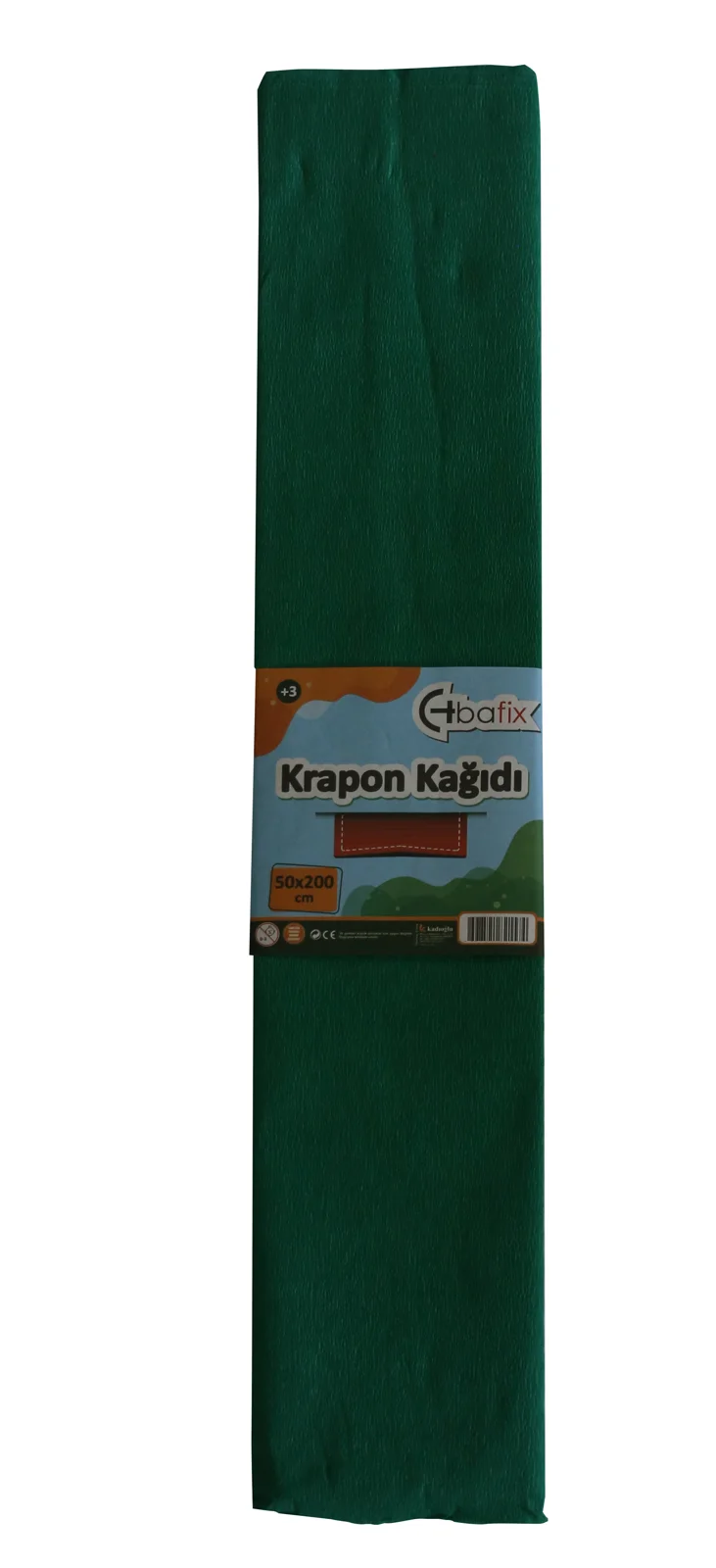 Bafix Krepon Kağıdı 10 LU 50x200 CM Koyu Yeşil
