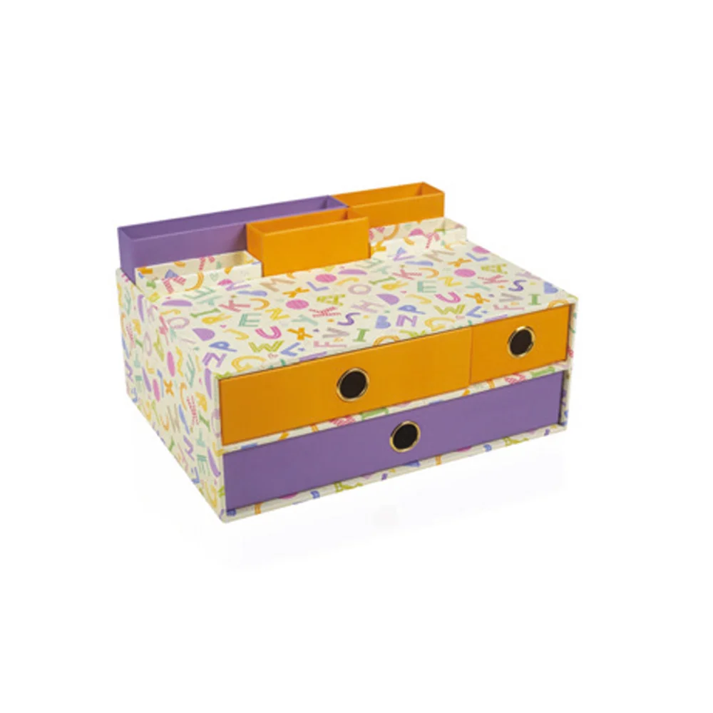 Gıpta Masaüstü Set Alphabet 3 Çekmeceli Multi