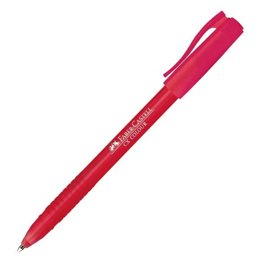 Faber-Castell Tükenmez Kalem Cx Colour Kalem Kırmızı 10 Lu 247021