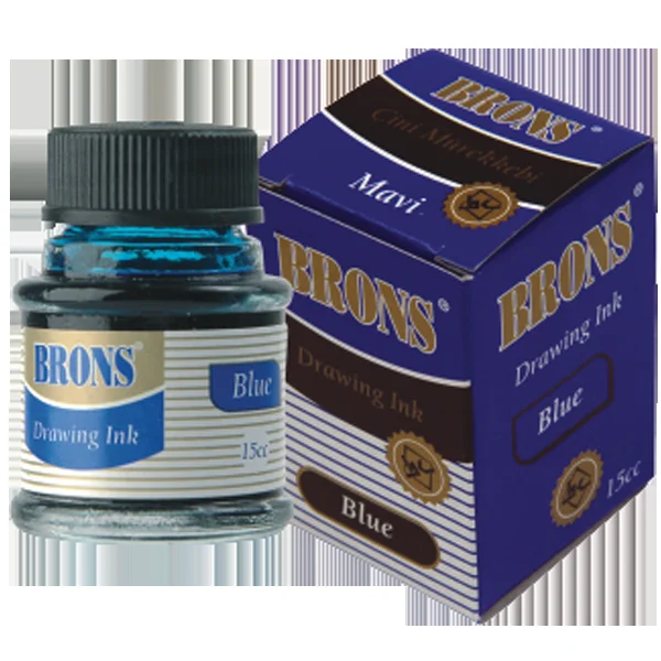 Brons Çini Mürekkebi 20 CC Siyah BR-317