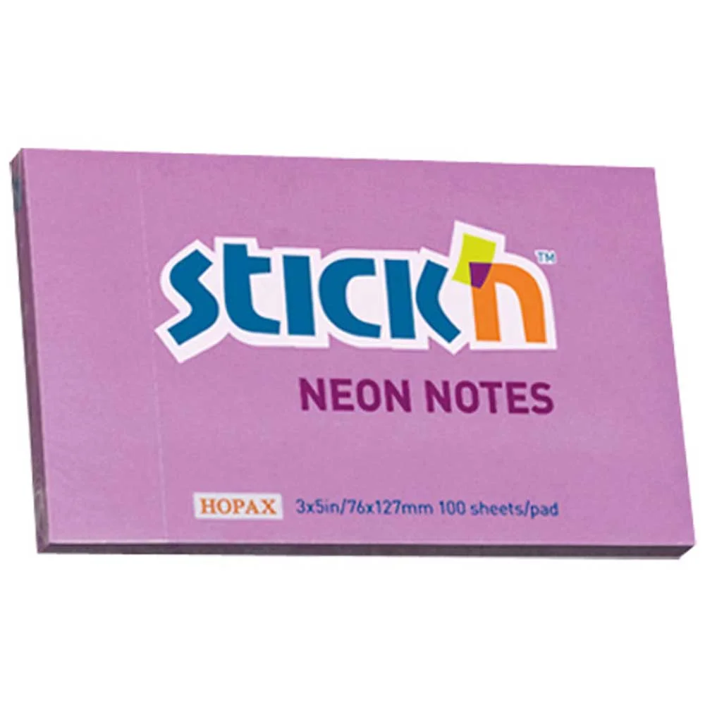Gıpta Stickn Not Kağ. Neon Mor 76x127 MM 100 Y