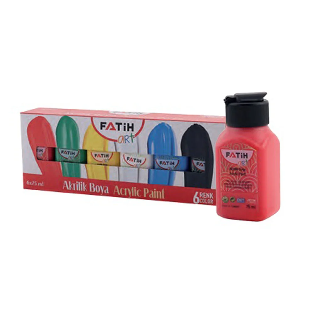 Fatih Akrilik Boya 75 ML 6 Renk 55505