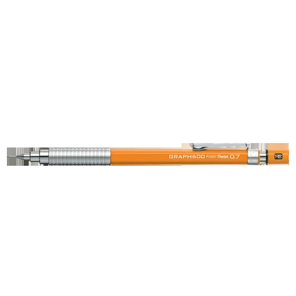 Pentel Çizim Kalemi Graph 600 0.7 MM Turuncu PG607-F