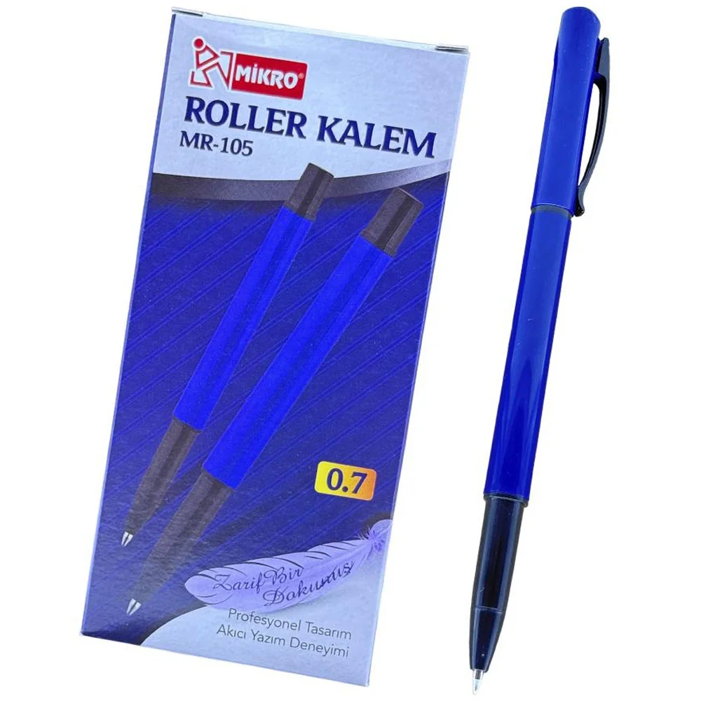 Mikro Roller Kalem Standlı Mavi 0.7 MM Mr-105