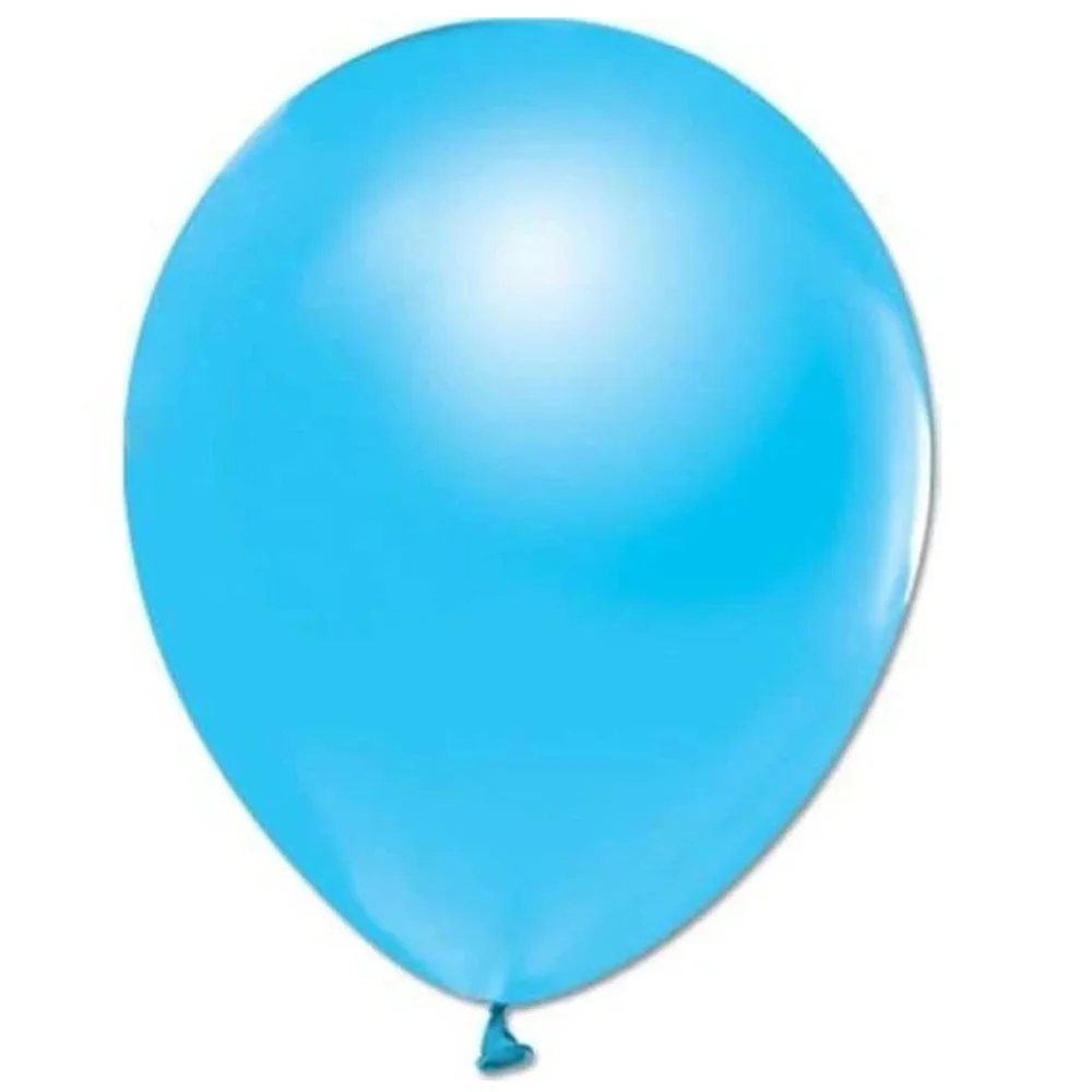 Balonevi Balon 12" Metalik Açık Mavi 12 Li