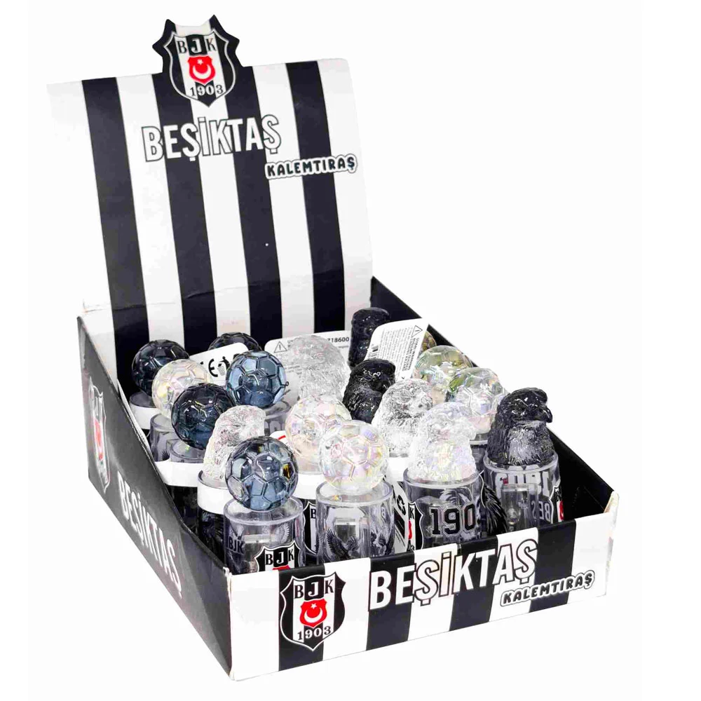 Beşiktaş Kalemtıraş Figürlü Yuvarlak Tüp 24 Lü 718600