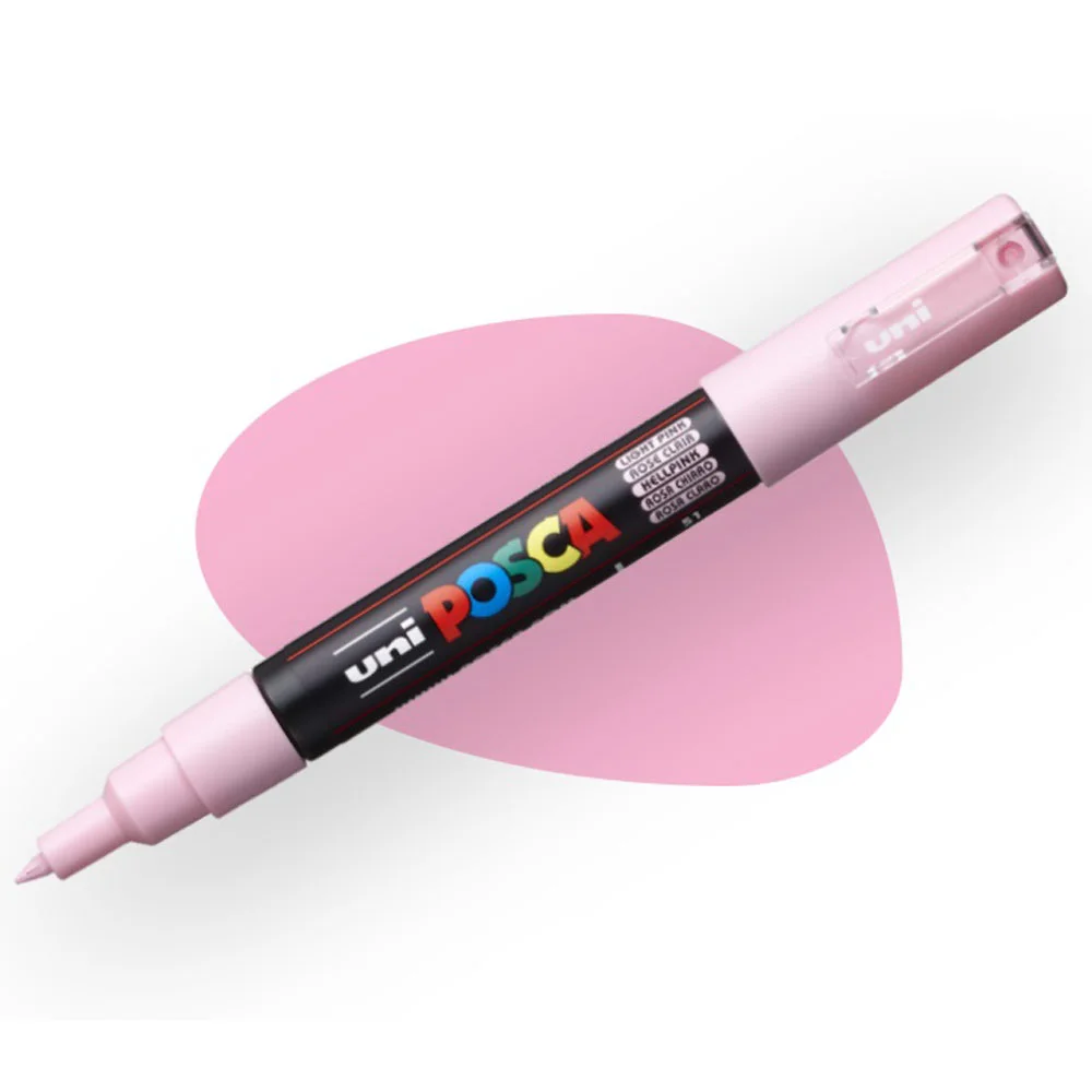 Uni-Ball Posca 0.7 Su Bazlı Boyama Markörü A.pembe N Pc-1M