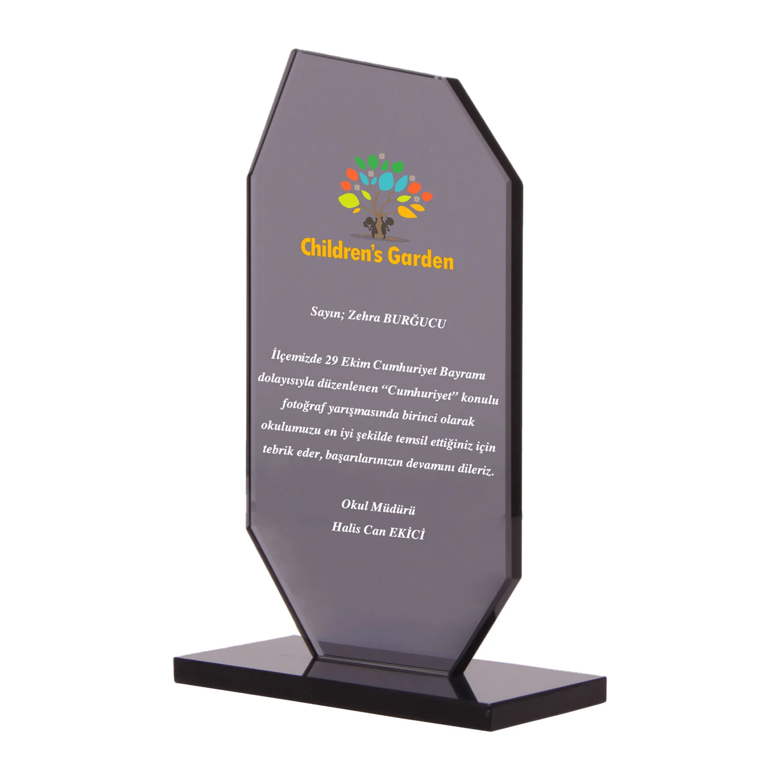 OSKAY KRİSTAL PLAKET