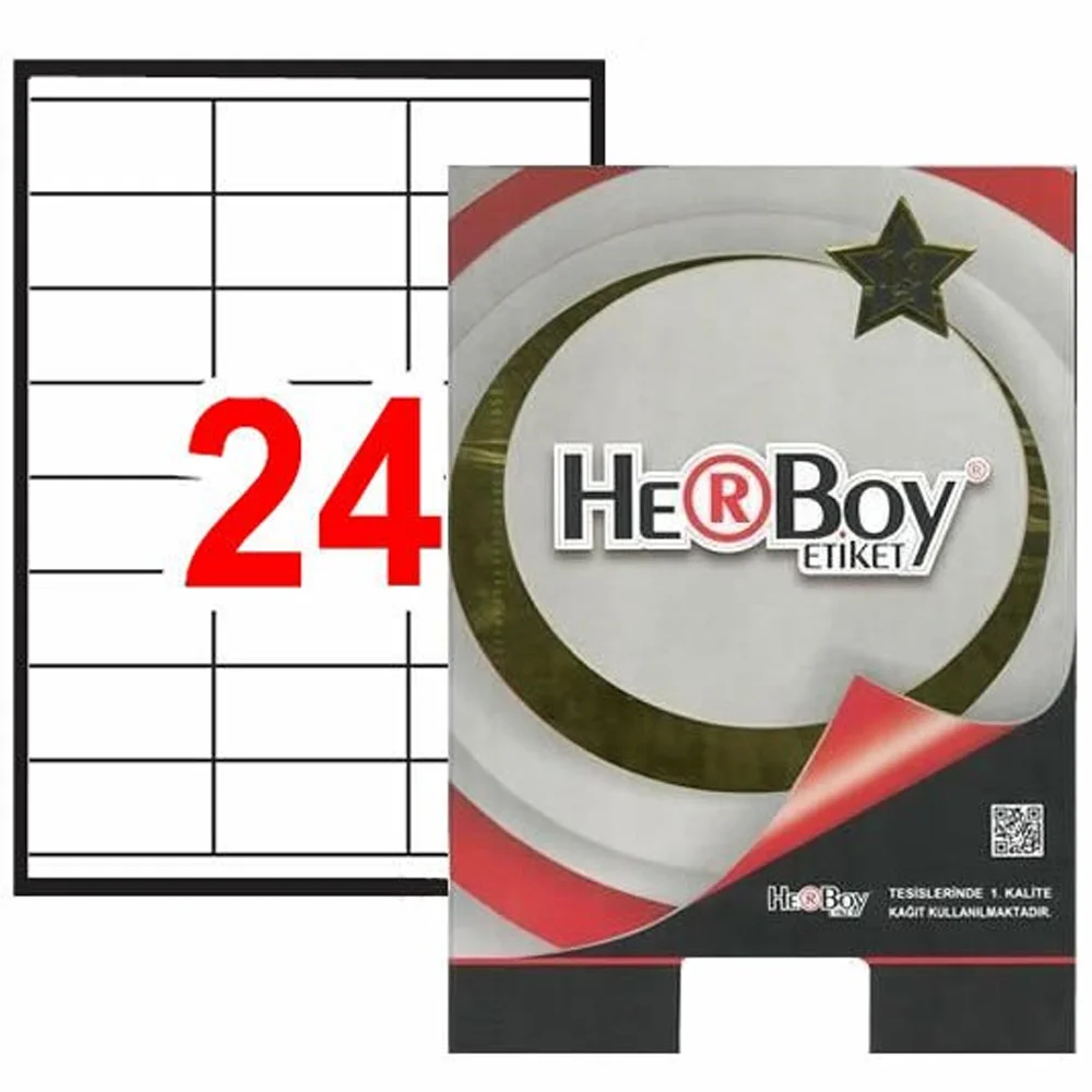 Herboy laser etiket 100 YP 70x35 Lazer-Copy-Inkjet HB-1324