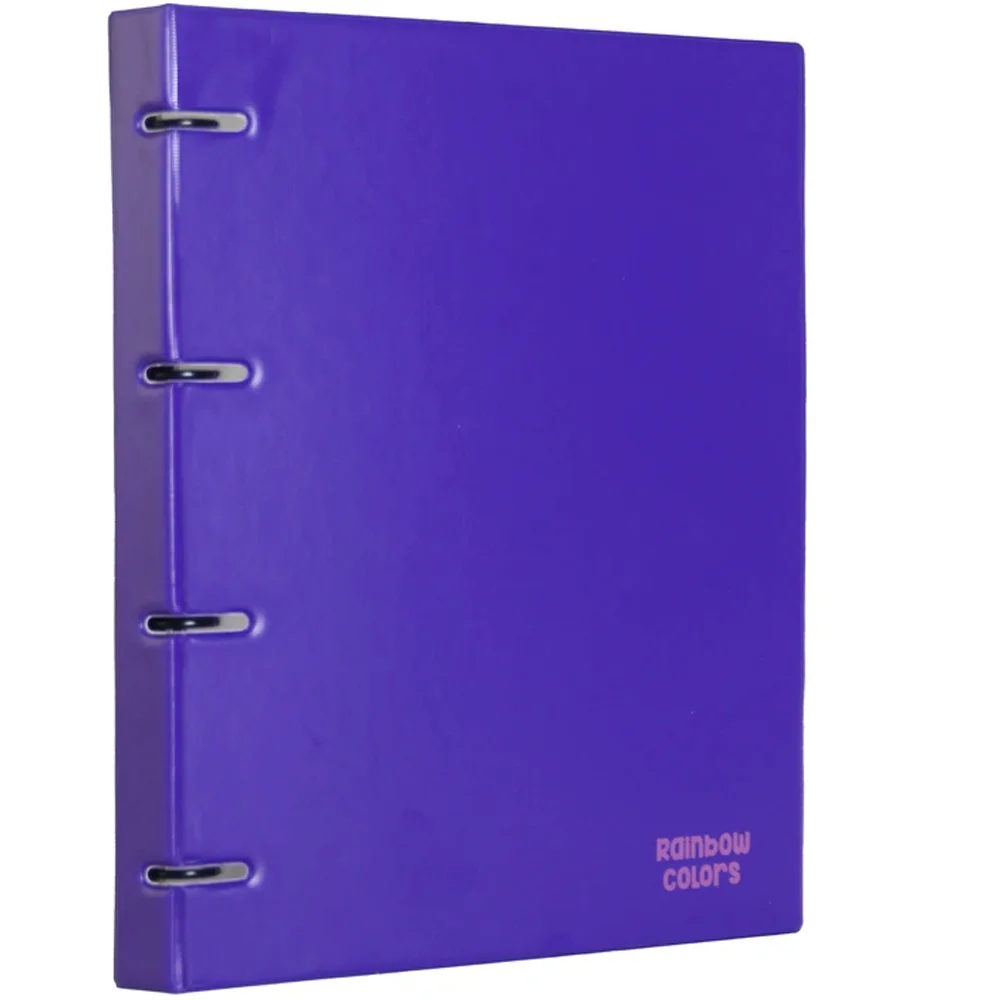 Önder Rainbow Colors 4 Halkalı Pvc Mor 122-22