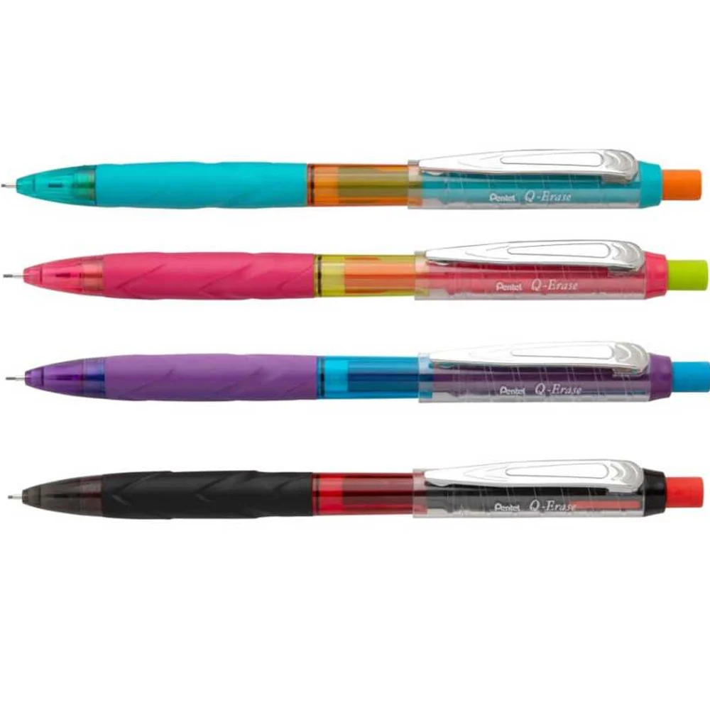 Pentel Versatil Kalem Metal Klipsli Büyük Boy Silgili Q-ERASE 0.7 MM Yeşil