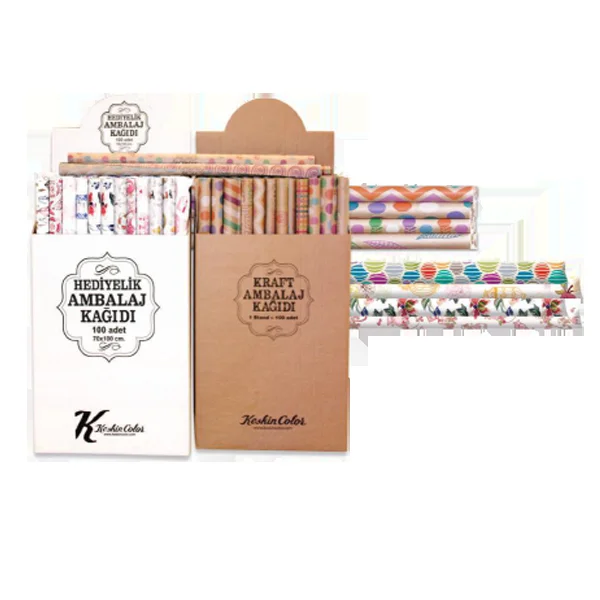 Keskin Color Ambalaj Kağıdı Kraft Tekli Rulo 70x100 100351-99