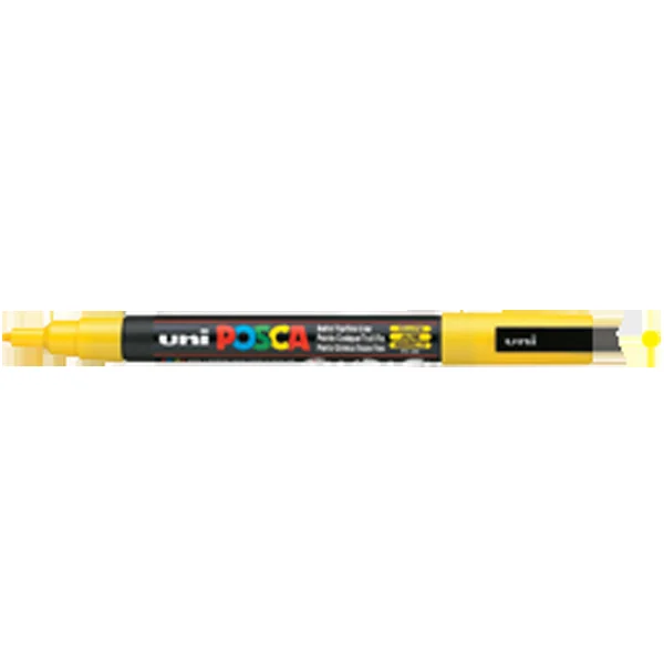 Uni-Ball Posca Markör Boyama Su Bazlı Poster 0.9-1.3 MM Sarı PC-3M