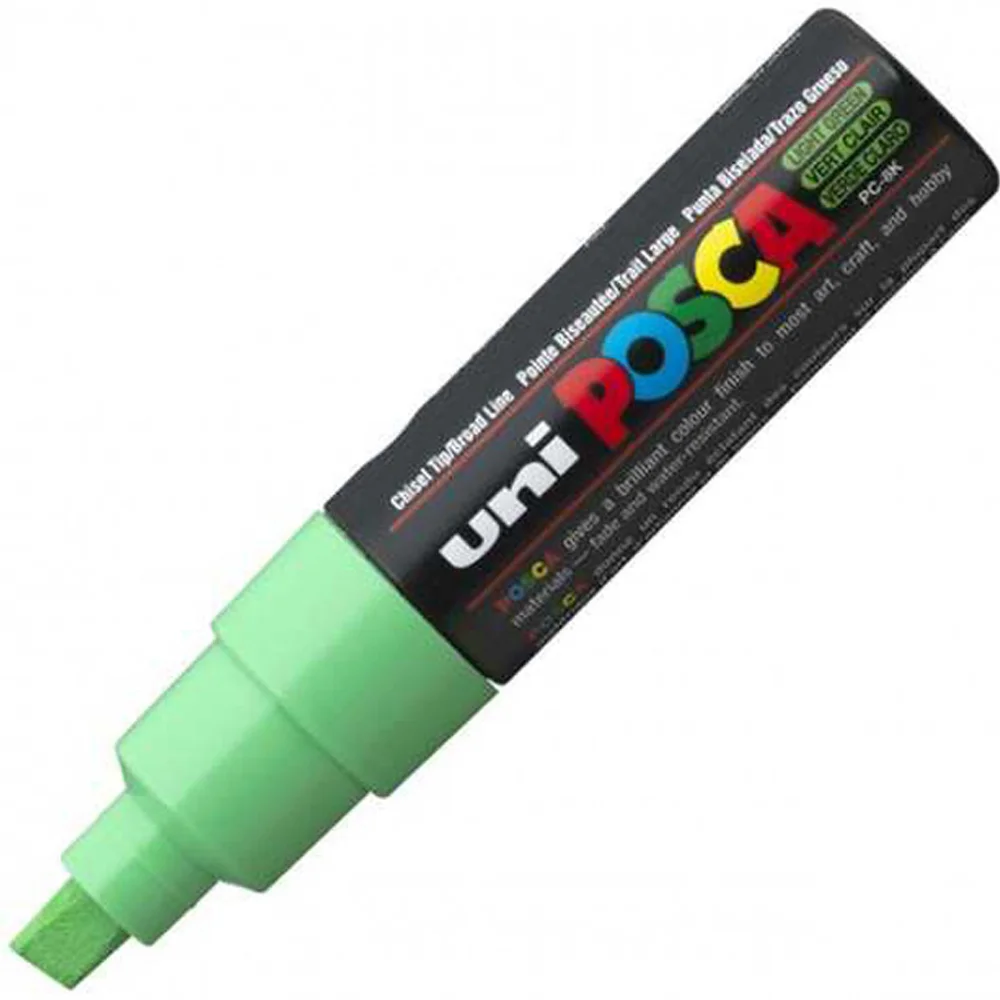 Uni-Ball Posca 8.0 Su Bazlı Poster Markörü A.Yeşil PC-8K