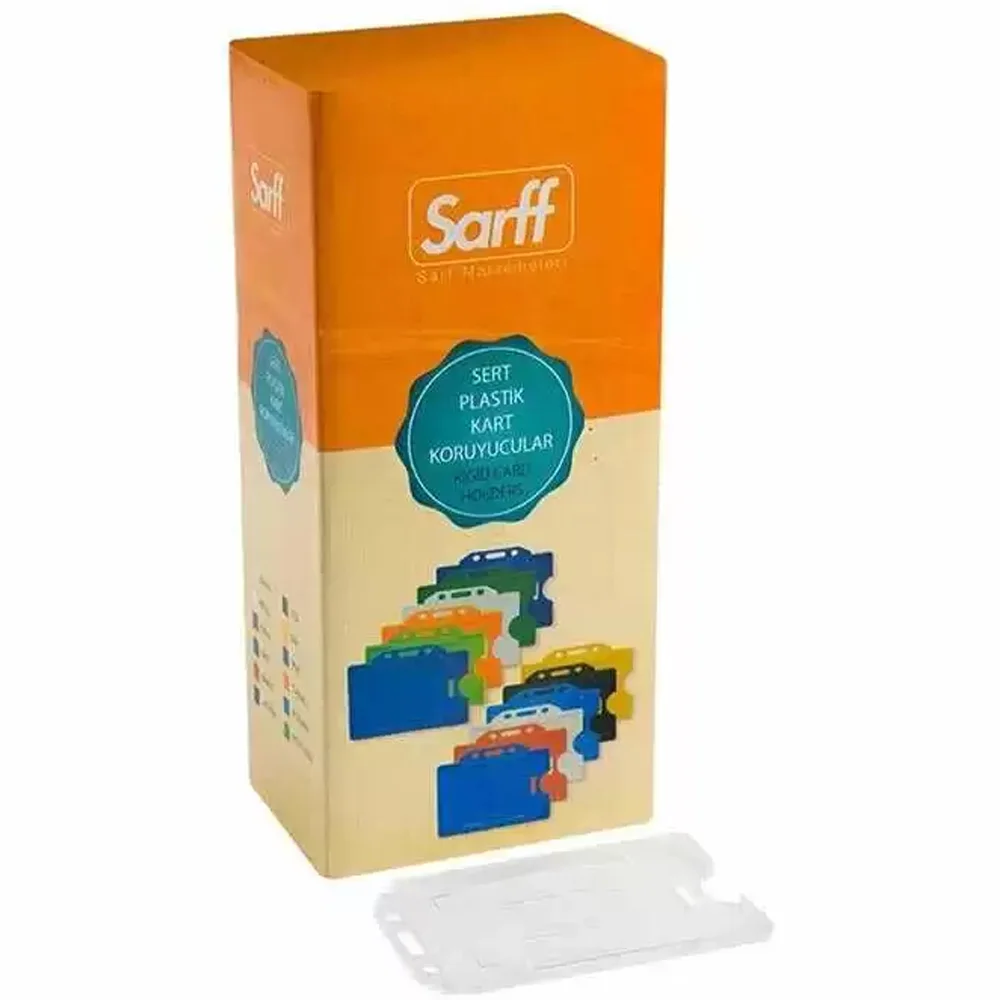 Sarff Kart Kabı Muhafaza Dikey Şeffaf 15323025