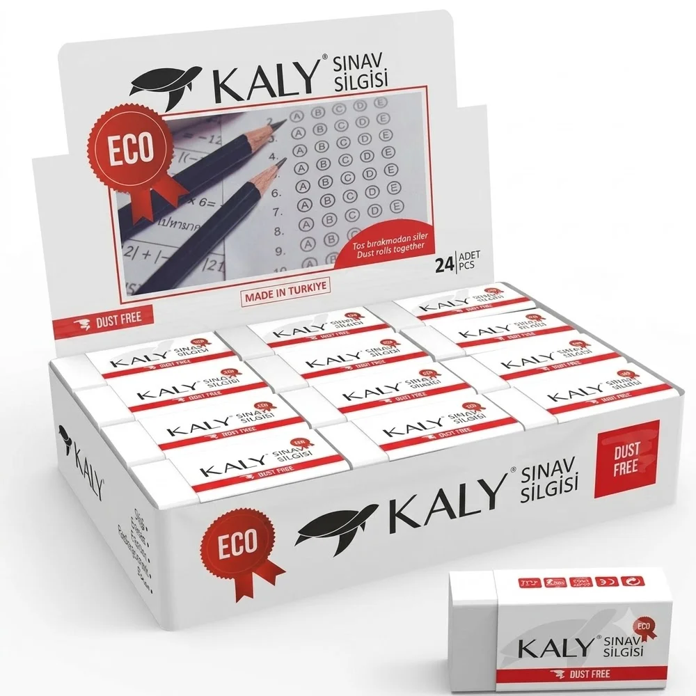 Kaly Sınav Silgi 24 Lü Beyaz Art.597