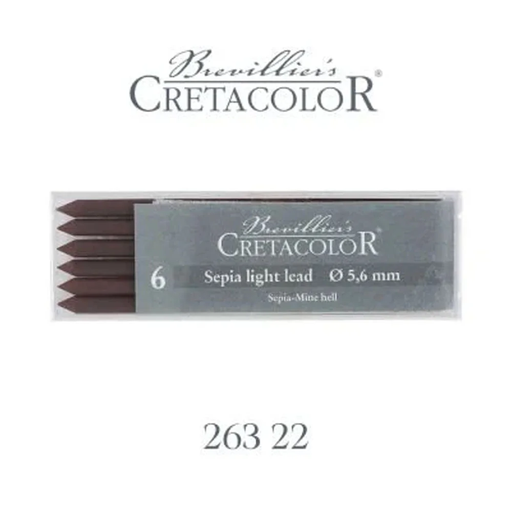 Cretacolor Sepia Light Portmin Uç 5,6mm 6Lı 26322