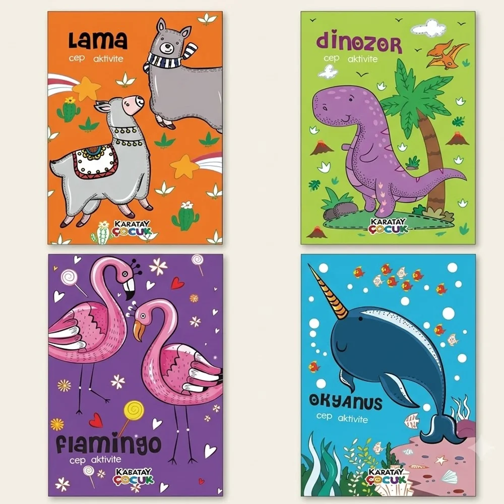 4E Cep Aktivite Kitabı 5 Kitap 12x17