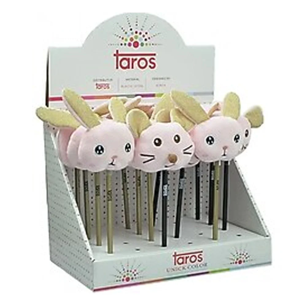 Unick Color Kurşun Kalem Peluş Tavşan Başlı 24 Lü 5637