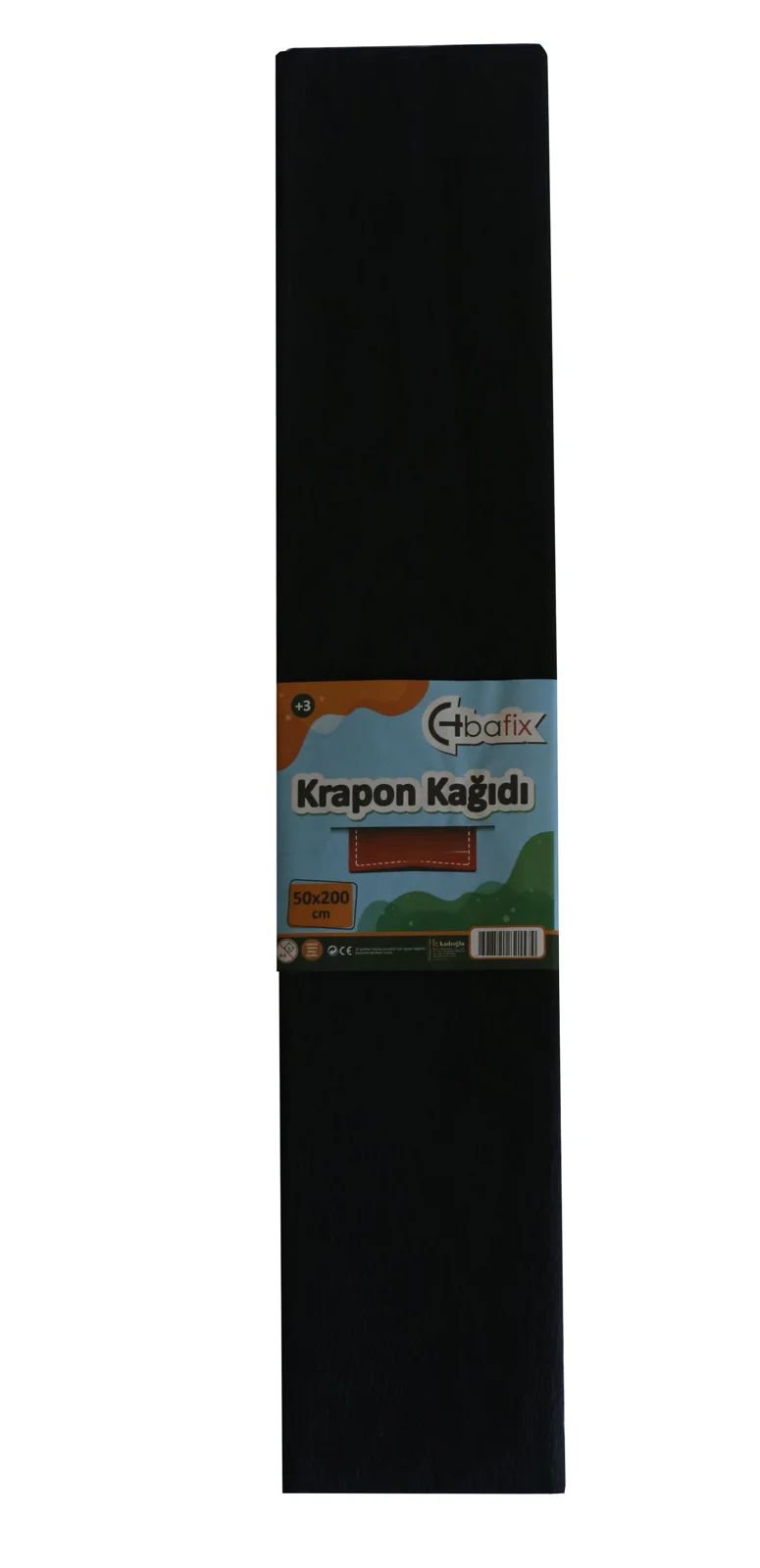 Bafix Krepon Kağıdı 10 LU 50x200 CM Siyah