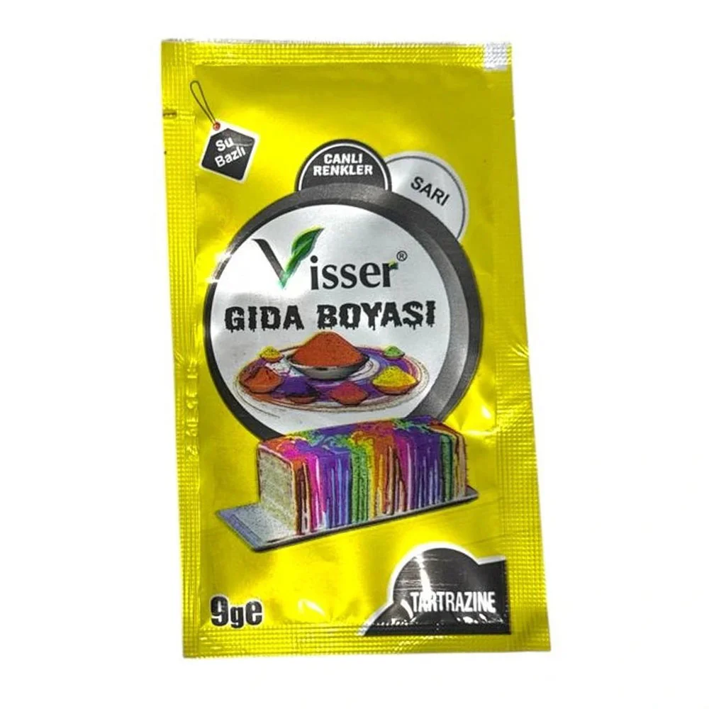 Misyon Visser Toz Gıda Boyası 9 Gr Sarı 12 Msy-0127