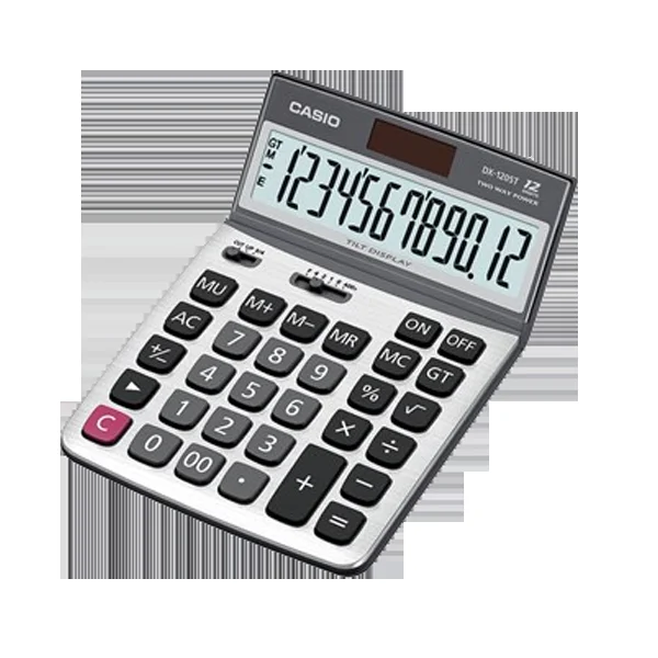 Casio Hesap Makinesi Masaüstü 12 Hane AX-120ST