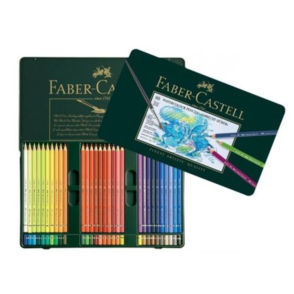 Faber-Castell Sanatsal Kuru Boya Albrecht Dürer Aquarell Boya Kalemi 60 Renk