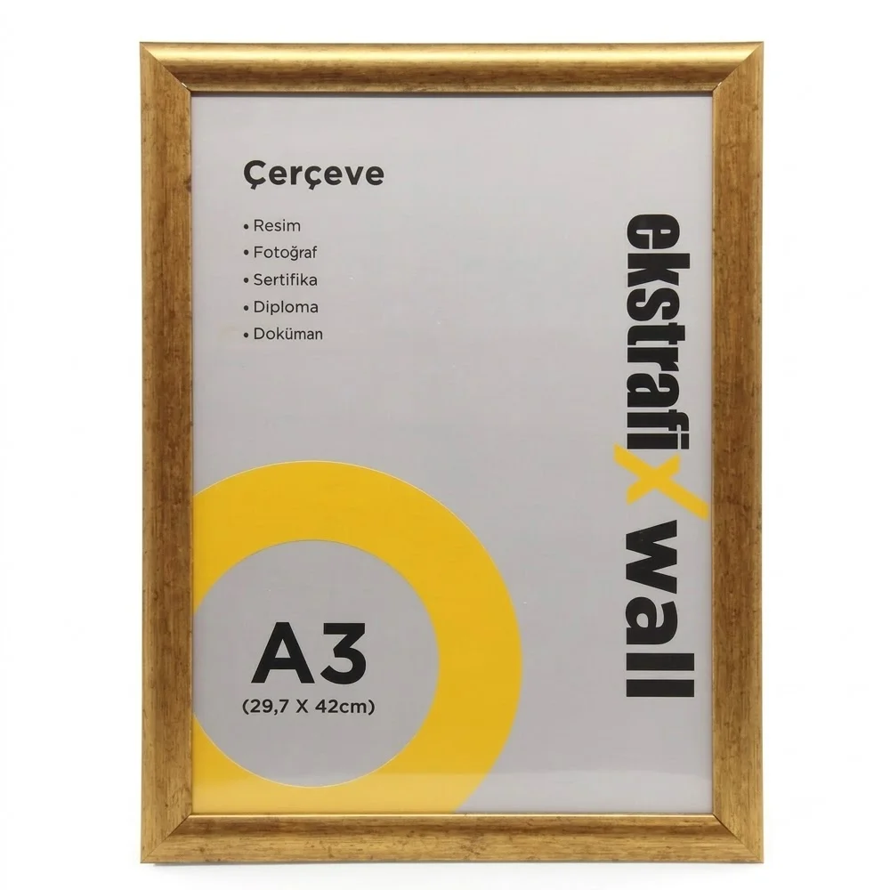Ekstrafix Çerçeve A3 22 Li Altın Fix-ça010