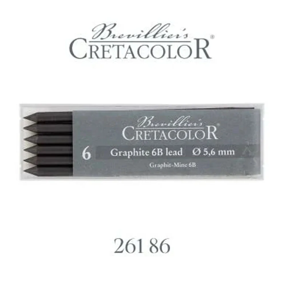 Cretacolor Graphite 6B Portmin Uç 5,6mm 6Lı 26186