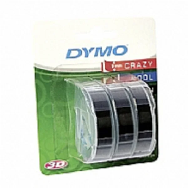 Dymo Kabartma Şerit  3 LÜ 9MMx3M Siyah S0847730