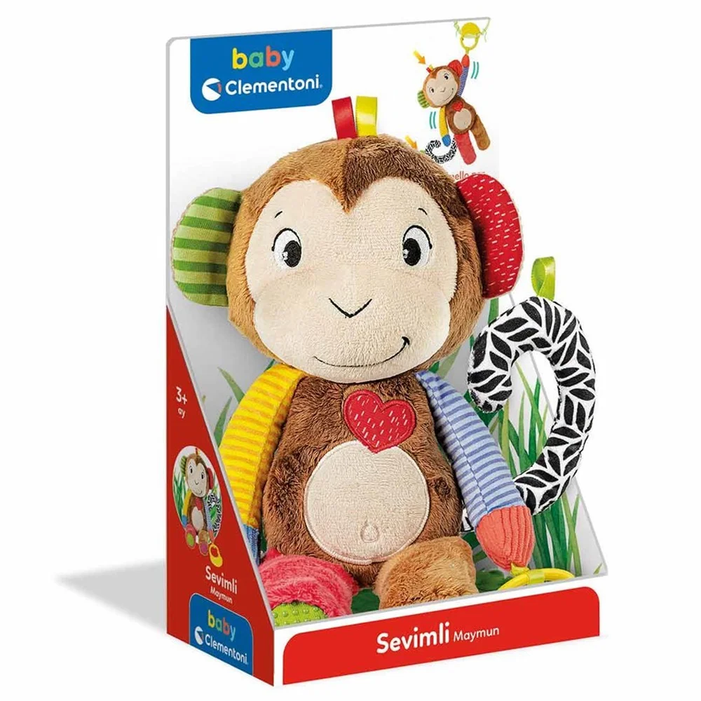 Clementoni Baby Puset Oyuncağı Sevimli Maymun