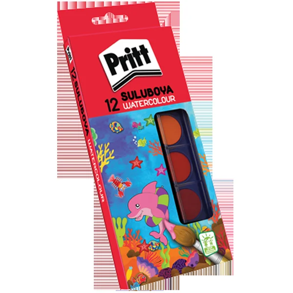 Pritt Sulu Boya Büyük Boy 12 Renk 1047948