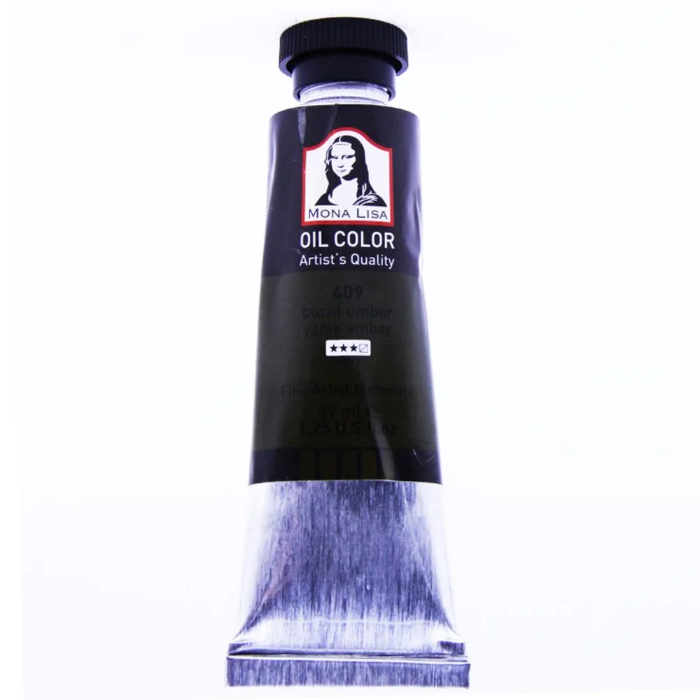 Mona Lisa Yağlı Boya 37 ML Yanık Amber 409