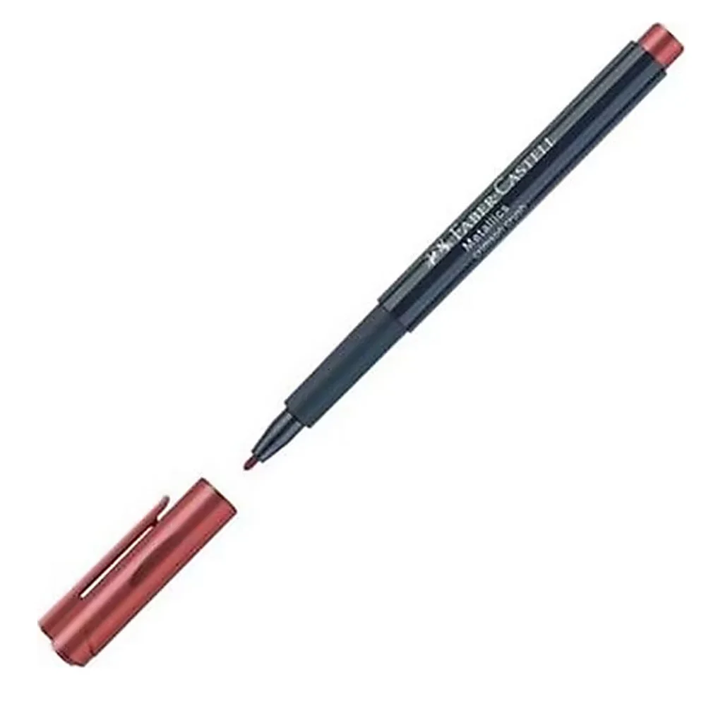 Faber-Castell Markör Metalik Kiremit Turuncu,10 Lu