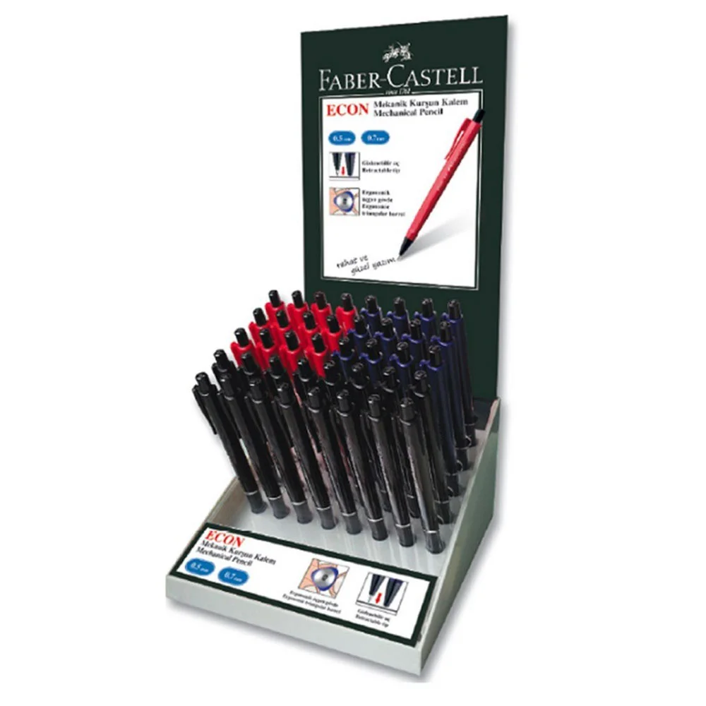 Faber-Castell Versatil Kalem Econ Koyu Renkler 100 Lü Karışık