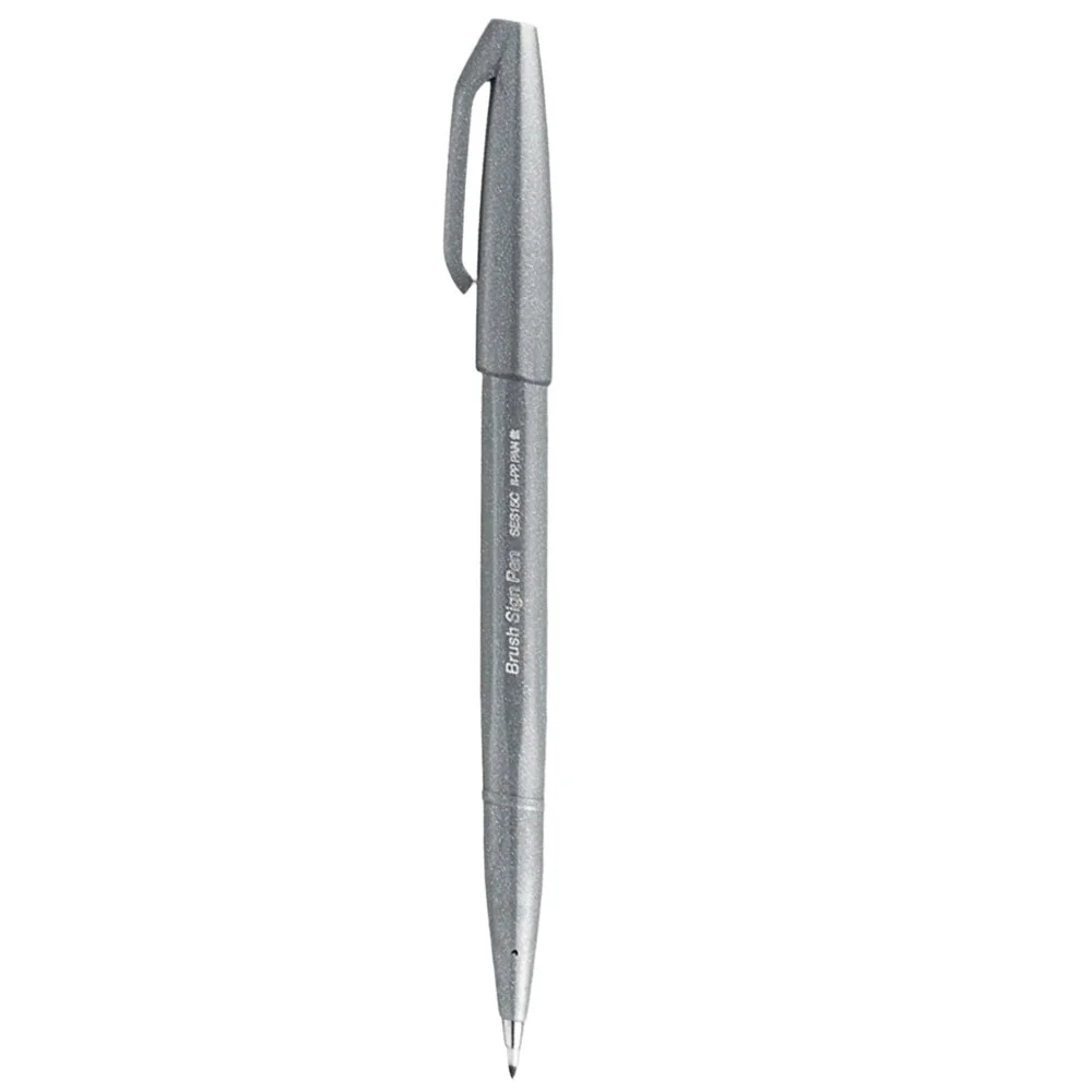 Pentel Brush Sing Fırça Uçlu Kalem Grey SES15C-NX