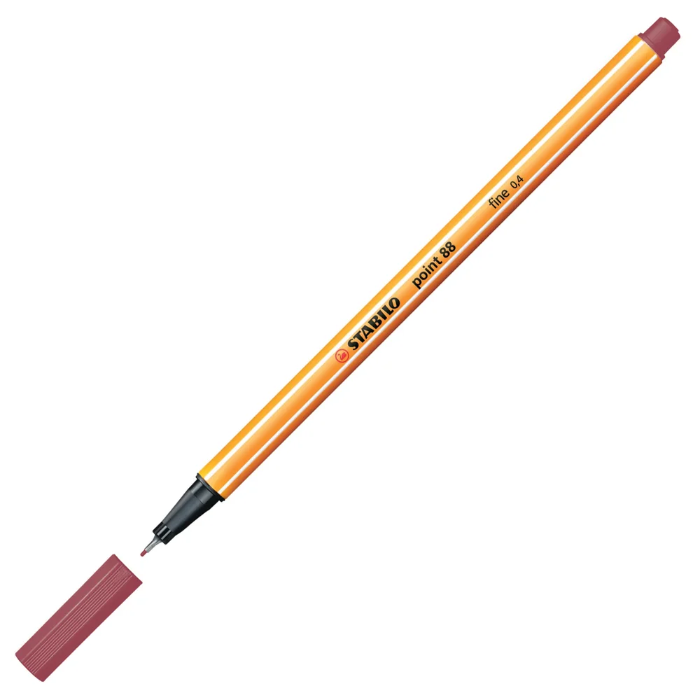 Stabilo Keçe Uçlu İnce Kalem 88 Point 0.4 MM Vişne Çürüğü 88/19
