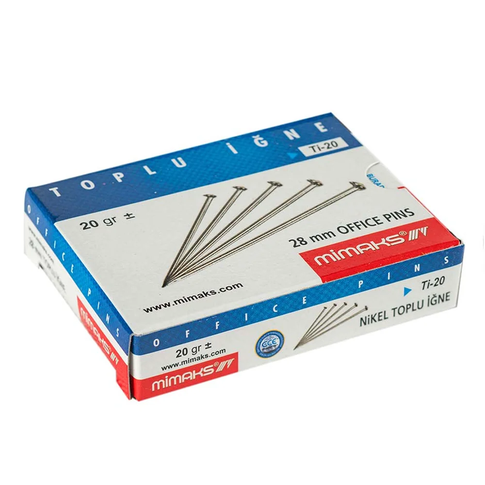 Mimaks Toplu İğne Süper Nikel 50gr Ti50