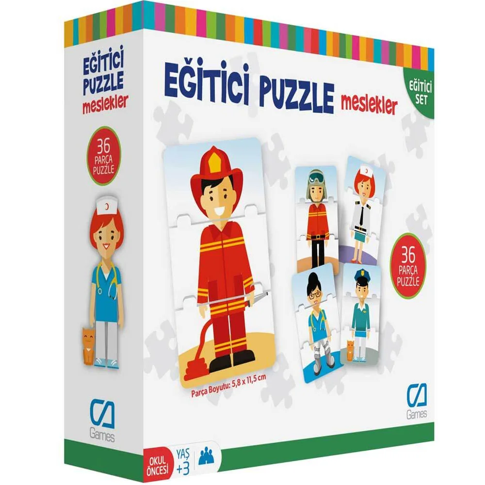 Ca Games Eğitici Puzzle Meslekler 5030