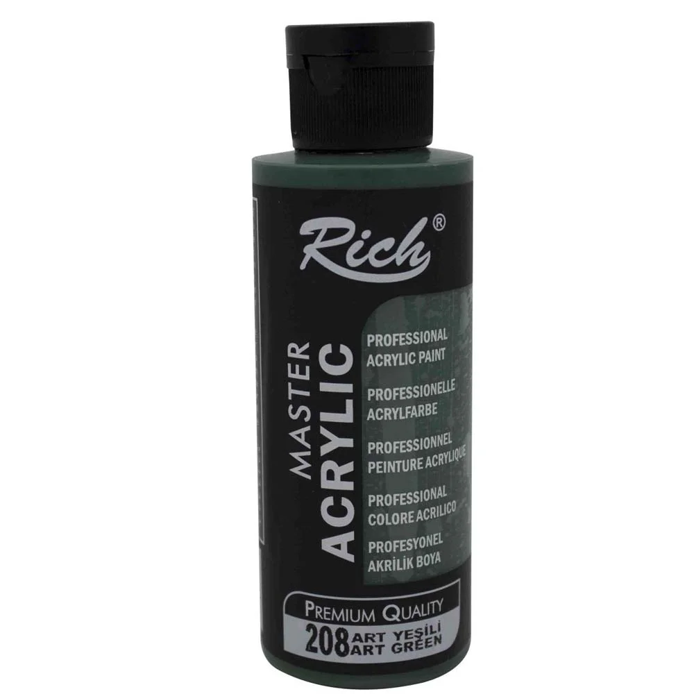 Rich Akrilik Boya Master 120 CC Art Yeşili 208