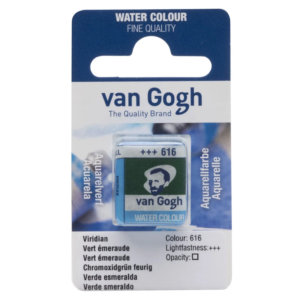 Van Gogh Watercolour Pan Viridian 616