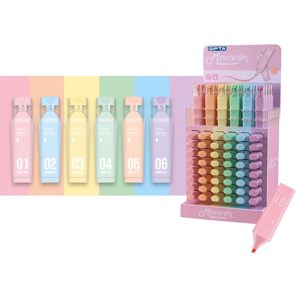 Gıpta Fosforlu Kalem Macaron 03 Pastel Sarı F1561