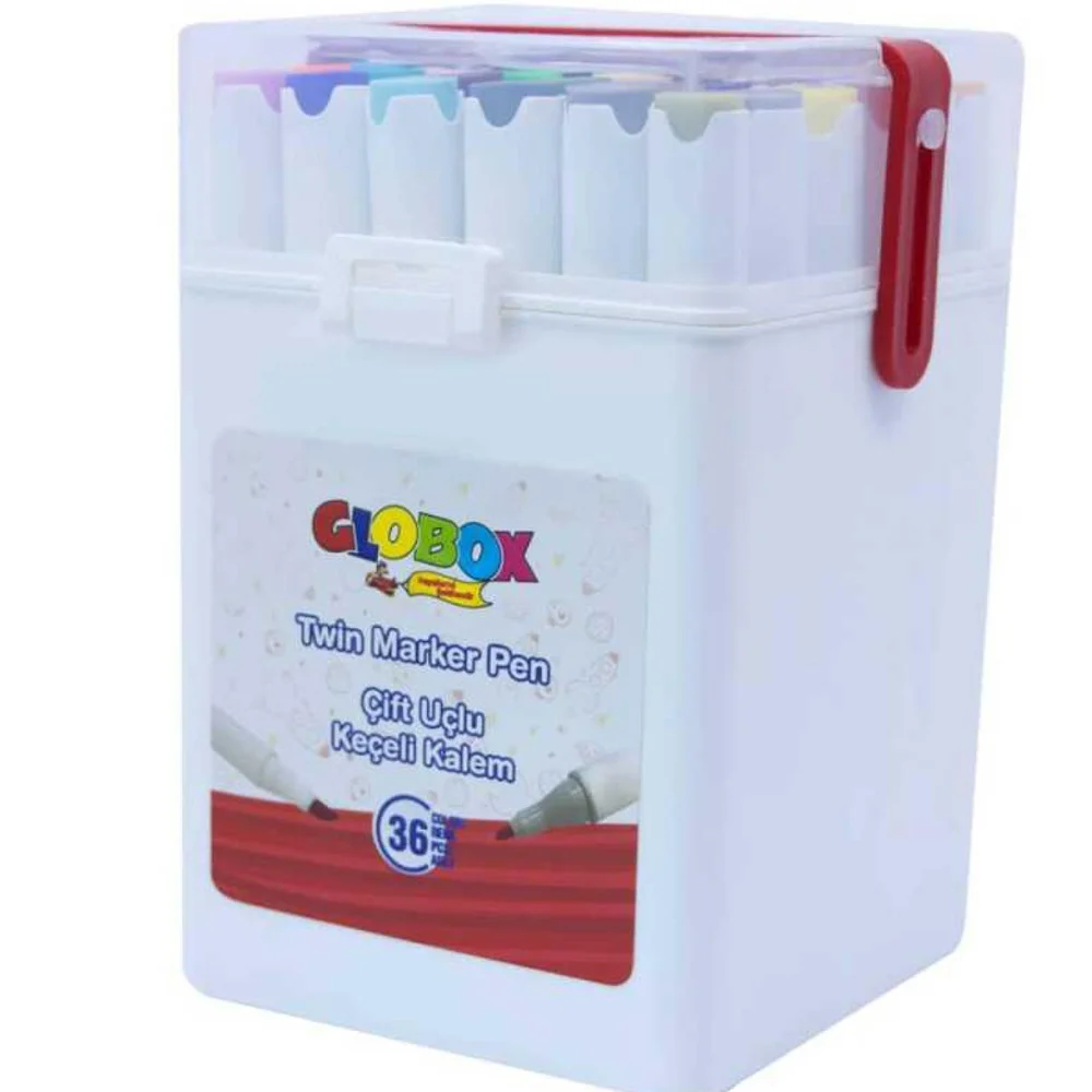 Globox Keçeli KalemÇift Uçlu 36 Lı 3683