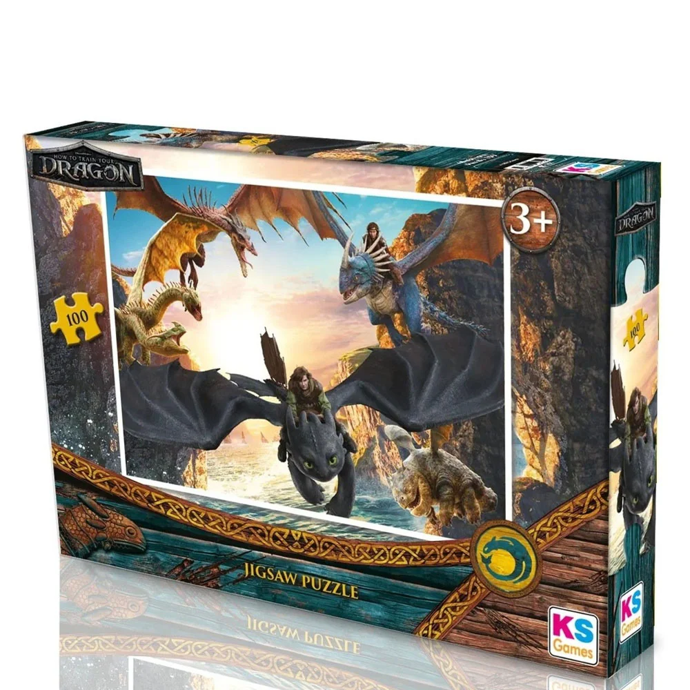 Ks Games How To Train Your Dragon Puzzle 100 Prç.