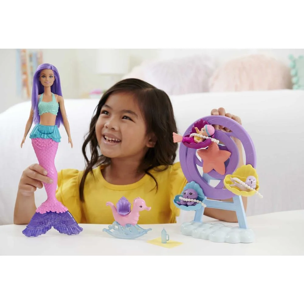 Barbie Dreamtopıa Deniz Kızı Bebek Ve Çocuk Oyun Alanı